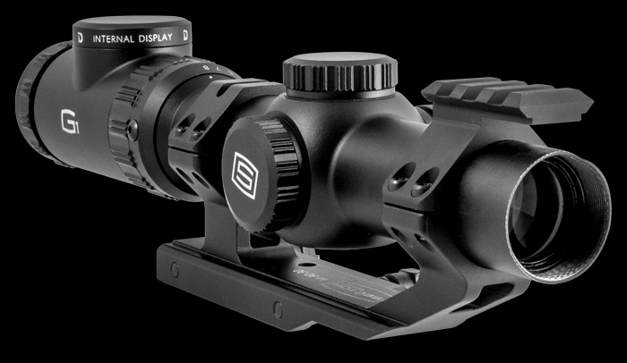 Sector Optics' Internal Display G1's sensor technology can vastly expand the utilization of the riflescope by offering Situational Awareness while user is focused on the target.