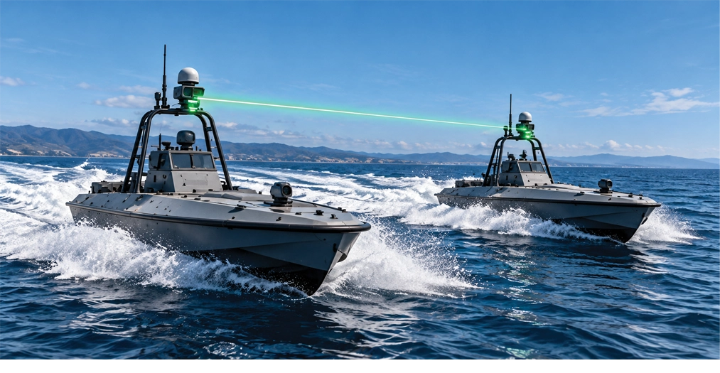 Two UAS in the ocean